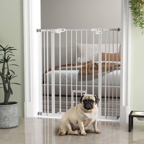 Bettacare Barrière pour chien Elite Extra haute, 189 cm - 198 cm, Zwart Bettacare Barrière pour chien Elite Extra haute, 189 cm - 198 cm, Zwart