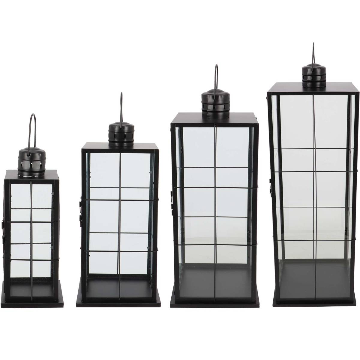 Esschert Design - Set de 4 lanternes en métal  Cosy - Imagen 1