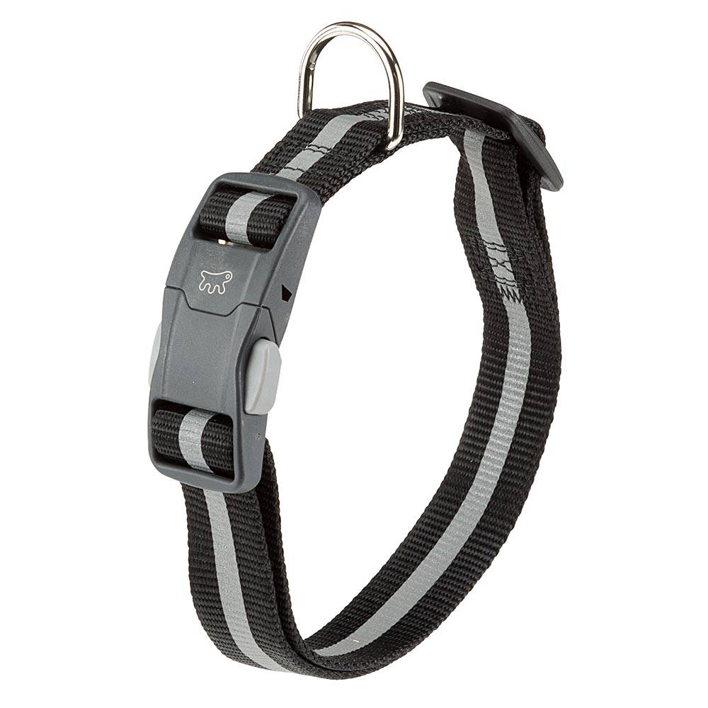 Ferplast - Collier Réfléchissant pour Chiens CLUB REFLEX C20/56 en Nylon avec Boucle Magnétique, idéal pour les promenades en soirée - Imagen 1