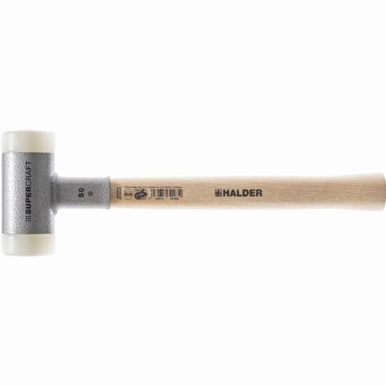 Maillet SUPERCRAFT, avec manche, vernis, en Hickory réduisant les vibrations, ergonomique - D=35 mm - 3366.035