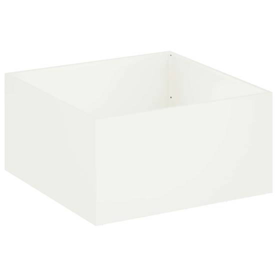 Vidaxl - Cache-pot de jardin 2 pc Blanc 100 x 100 x 40 cm vidaXL 8005123 - Image 4