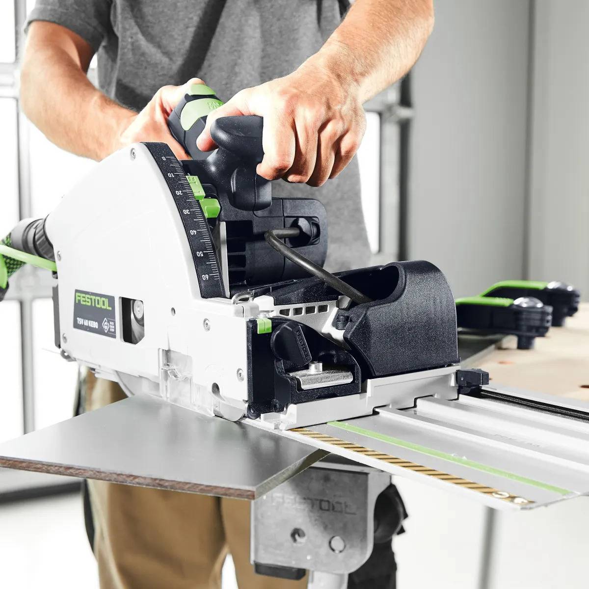 Festool - Scie plongeante avec inciseur TSV 60 KEBQ-Plus Master Edition + une lame offerte laminate - FESTOOL - 578197 - Imagen 6
