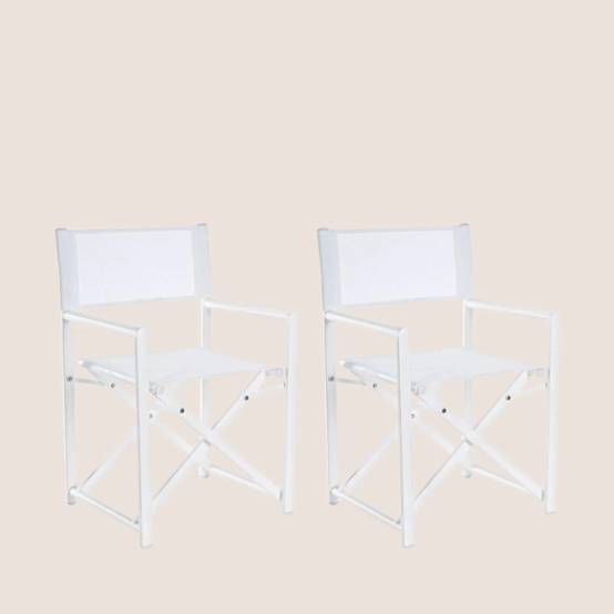 Autre - Chaises de metteur en scène pliables d'extérieur (lot de 2) - CABOURG - Image 2