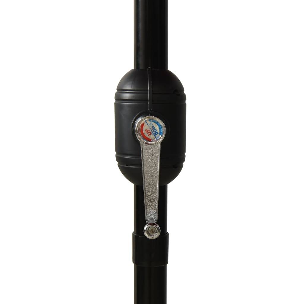 Vidaxl - Parasol de jardin à 3 niveaux avec mât en aluminium taupe 3 m vidaXL 313871 - Imagen 5