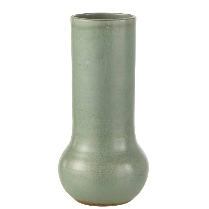 J-Line - Vase en céramique bleu gris 14x14x40 cm - J-Line - Image 1