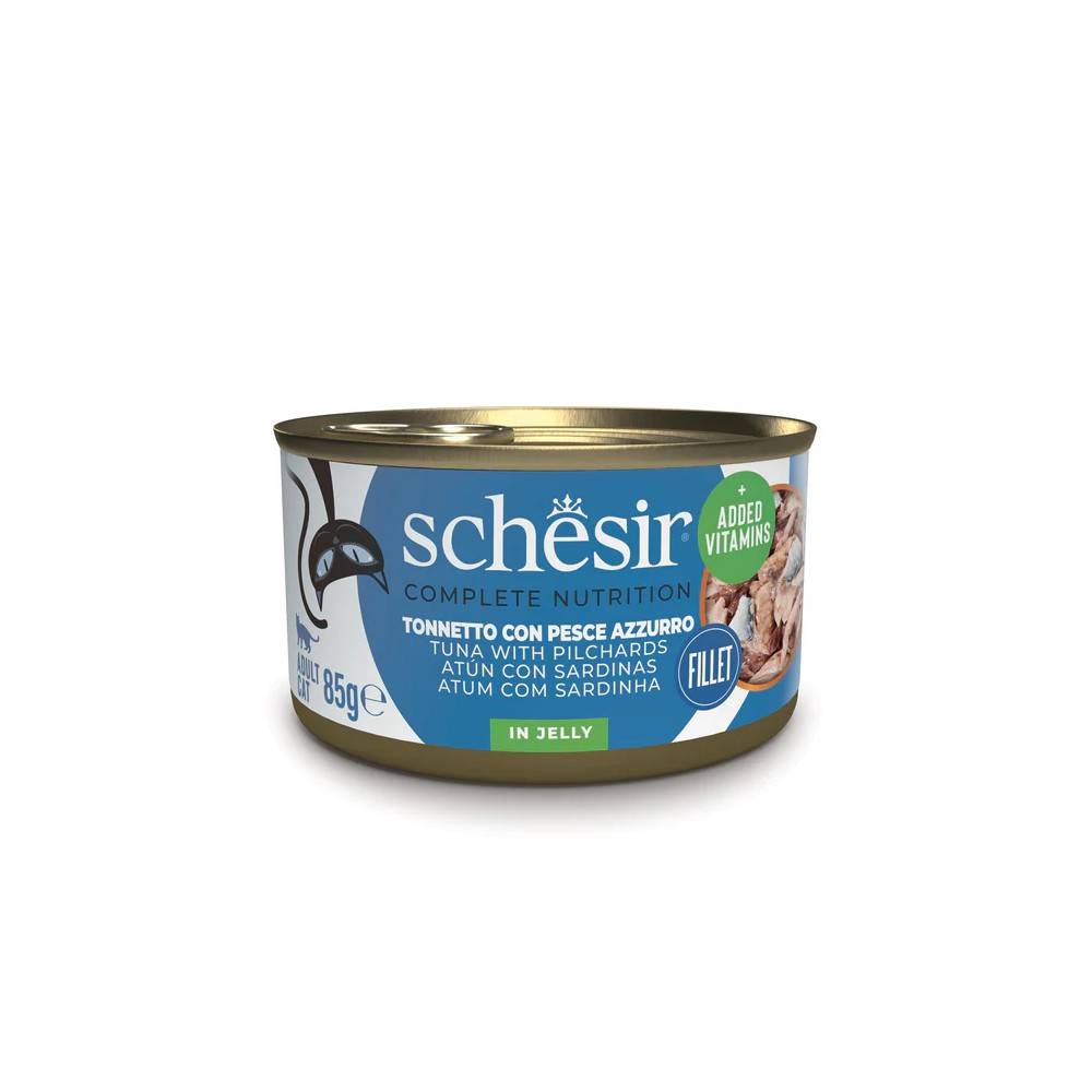 Schesir - Gelee Thon / Sardines Schesir Chat 85 g - Image 1