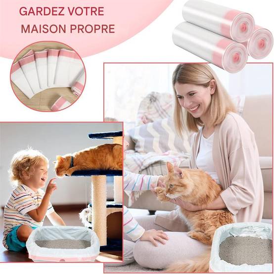 Sacs à litière pour chat ,104*45 cm ,30pcs DtopbuyAge - Image 5