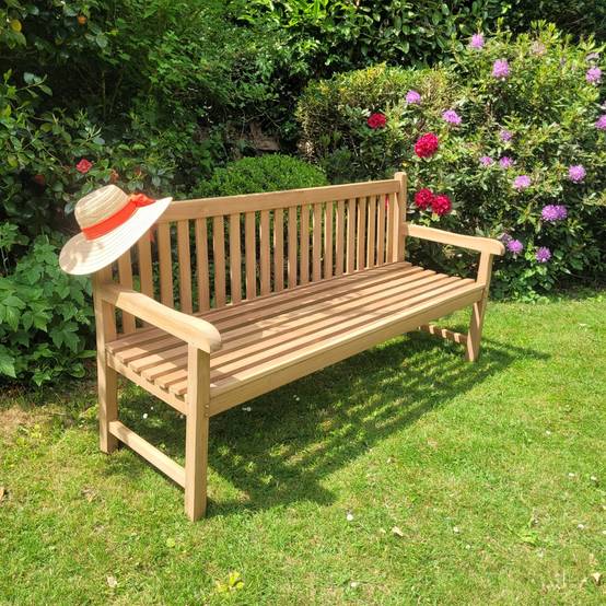 Banc en teck massif Londres 180 cm - TECK'Attitude - Imagen 7