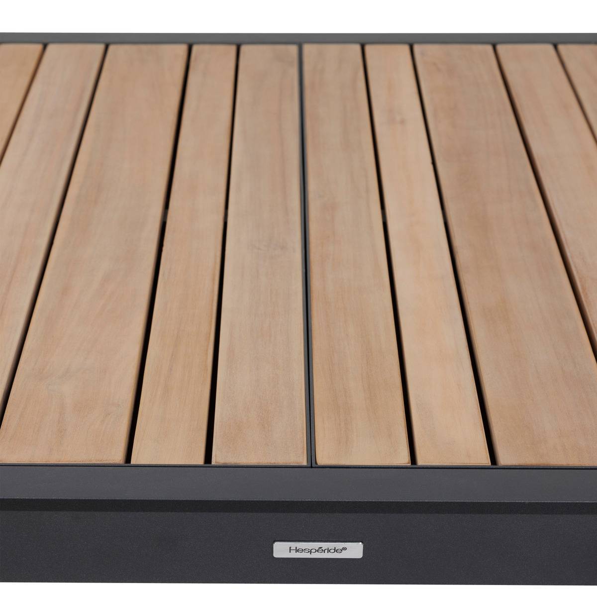 Hesperide - Table de jardin extensible "Corvo" acacia & graphite 12 places Hespéride - Imagen 5