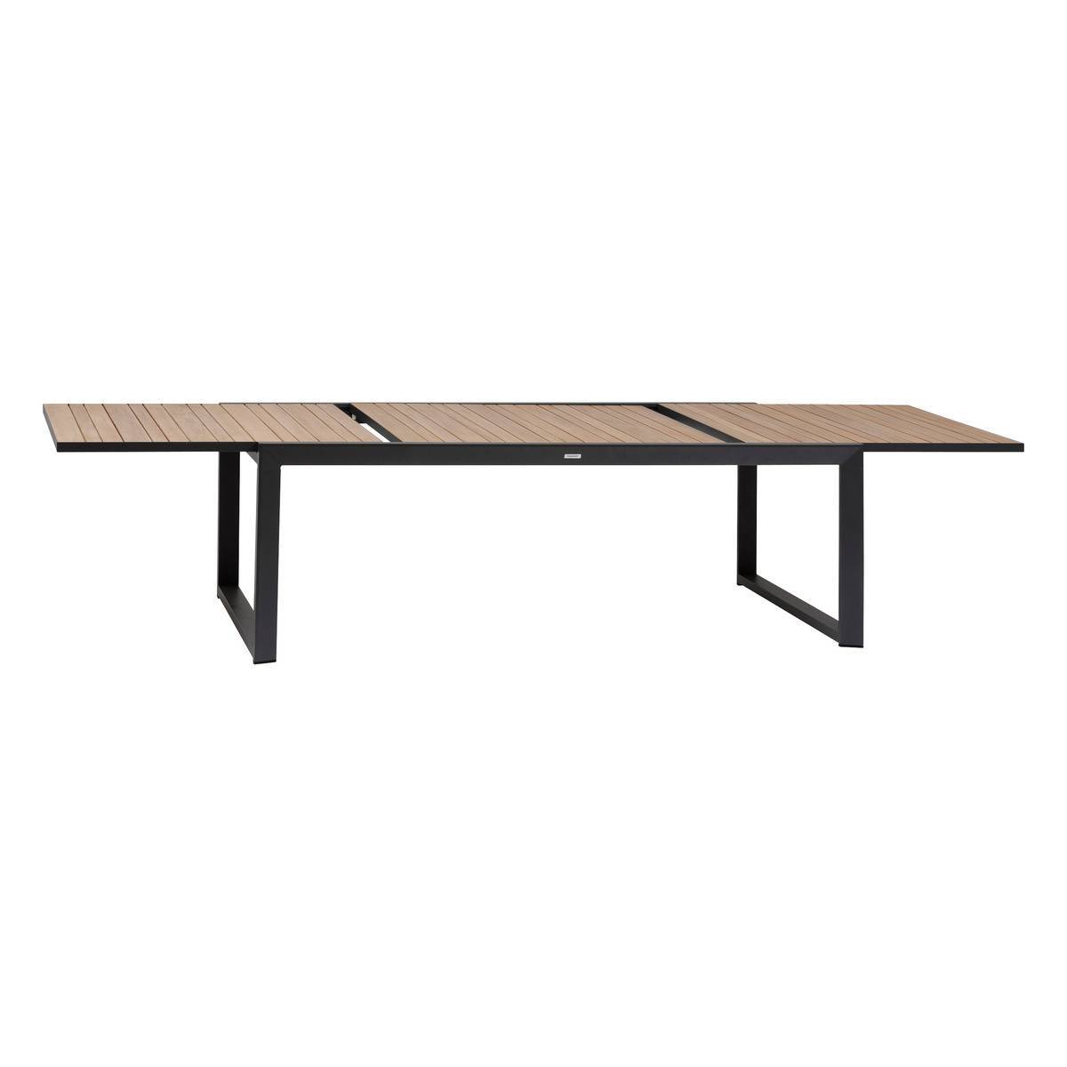 Hesperide - Table de jardin extensible "Corvo" acacia & graphite 12 places Hespéride - Imagen 4