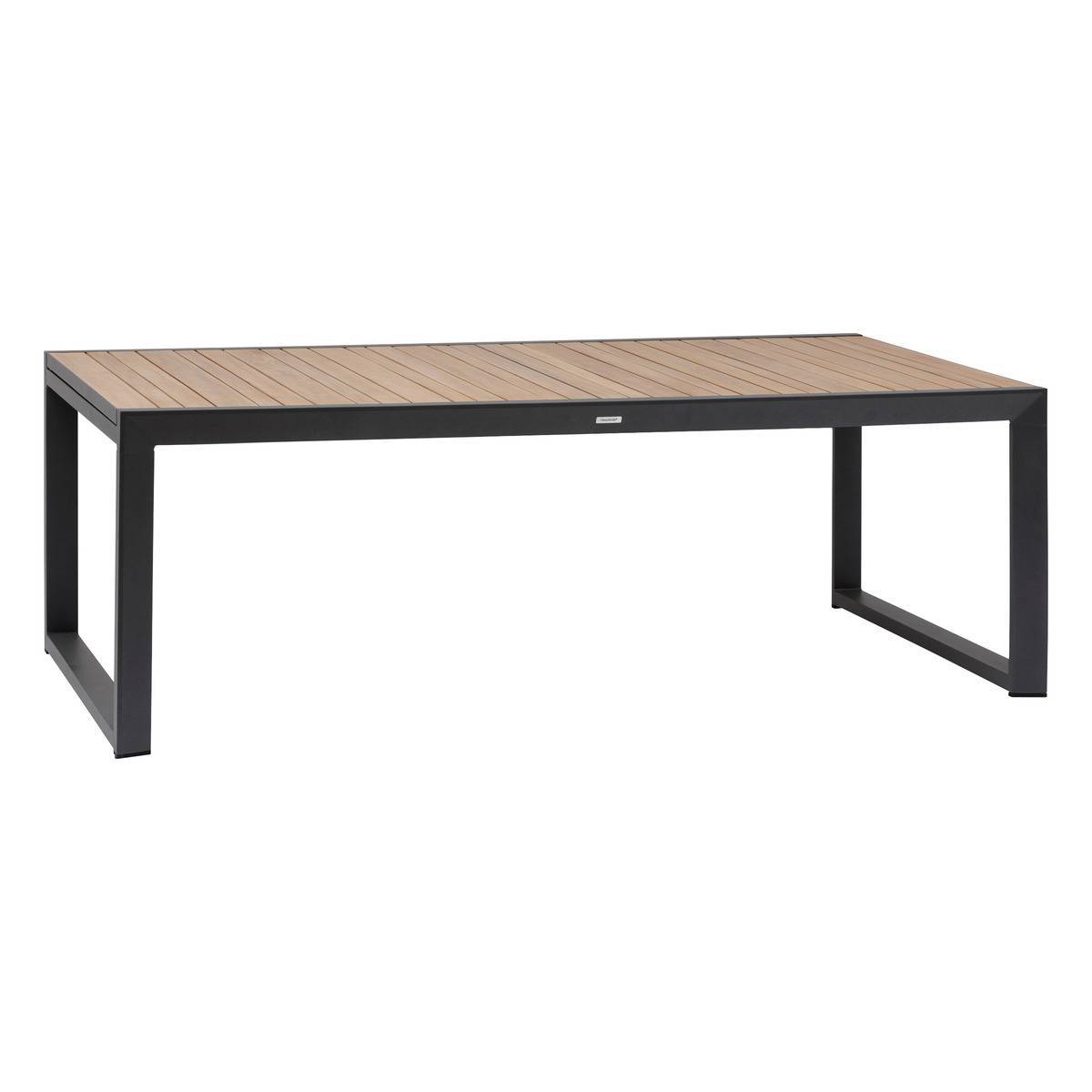 Hesperide - Table de jardin extensible "Corvo" acacia & graphite 12 places Hespéride - Imagen 2
