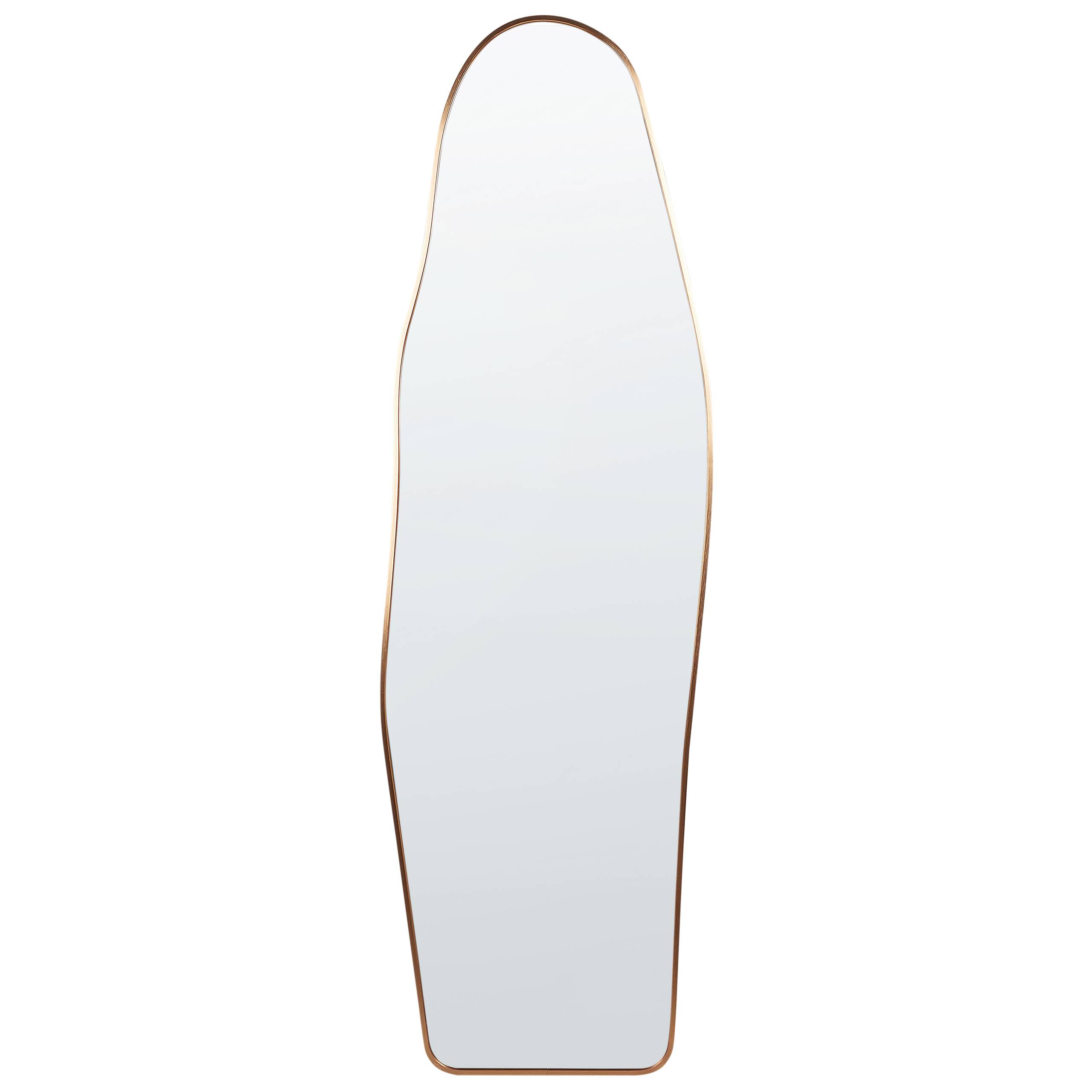 Beliani - Miroir sur pied Aluminium Doré LARCHE - 50x3x160- Beliani - Image 4