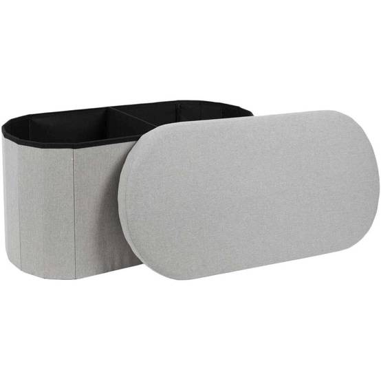 The Home Deco Factory - Coffre banc pliable en tissu Pills - Image 4