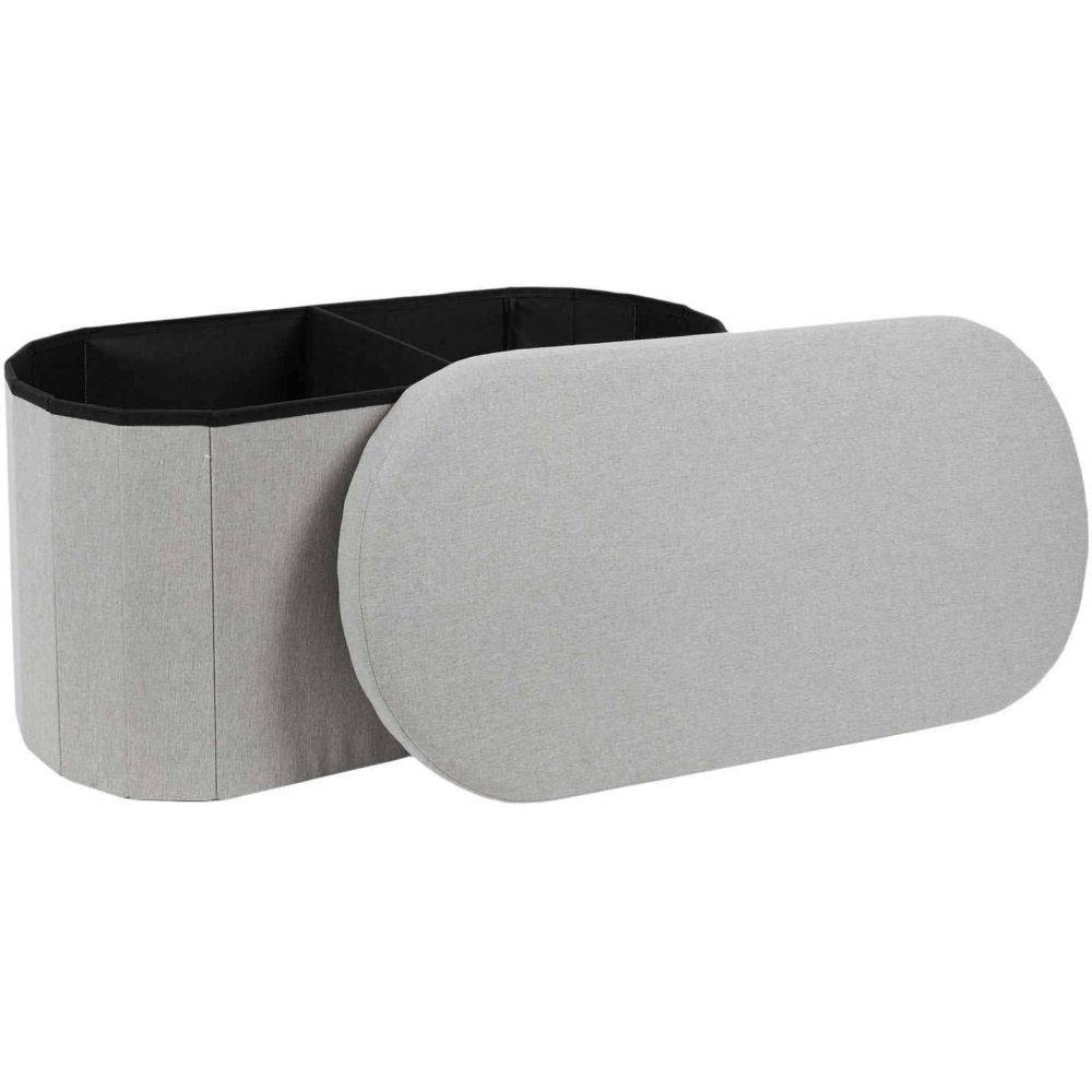 The Home Deco Factory - Coffre banc pliable en tissu Pills - Image 4