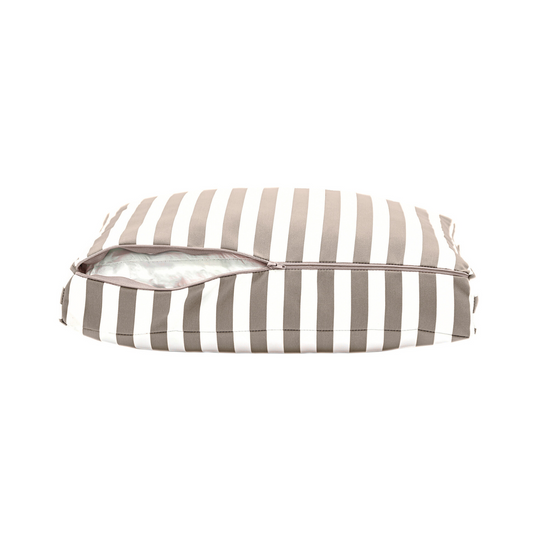 Coussins pour salon de jardin déhoussable 60x60cm Rayure beige - Déco arts - Image 7
