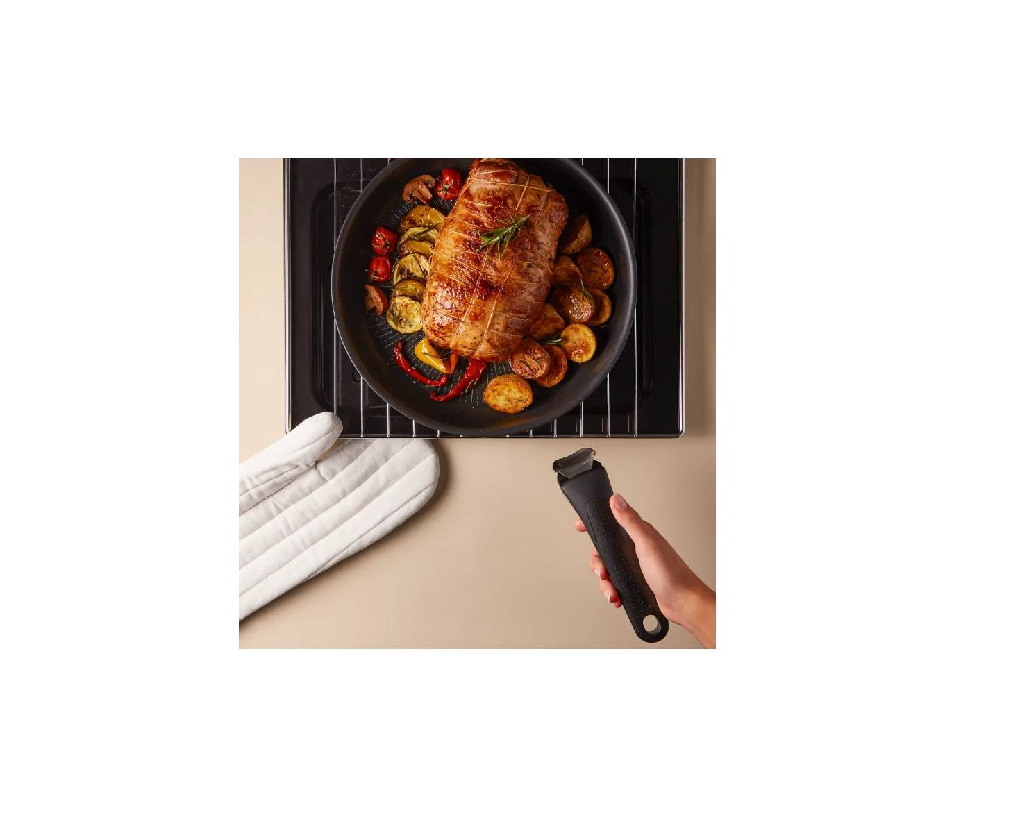 Poêle wok en aluminium 28cm noir L3971902 Tefal - Imagen 4