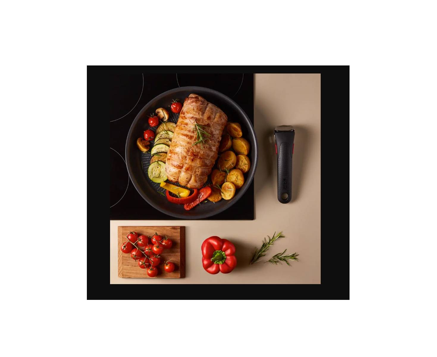 Poêle wok en aluminium 28cm noir L3971902 Tefal - Imagen 5
