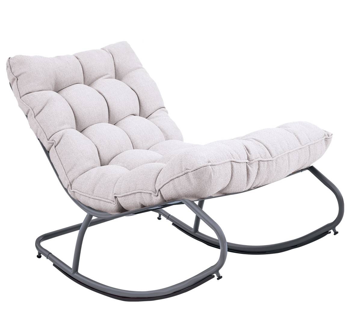Fauteuil à bascule  1 place  Gris Anthracite  MADRID - Imagen 4