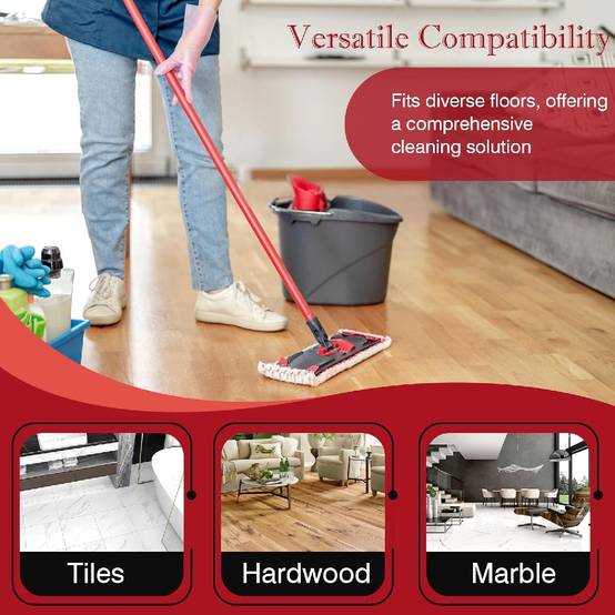 têtes de mop microfibre plates pour Vileda Ultramax 2 en 1 (Paquet de 2) - IntiMeg - Image 7