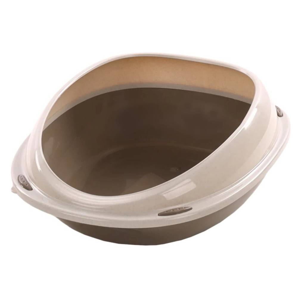 Bac à litière Jota S taupe 45 x 35 x 15 cm pour chat - Imagen 1