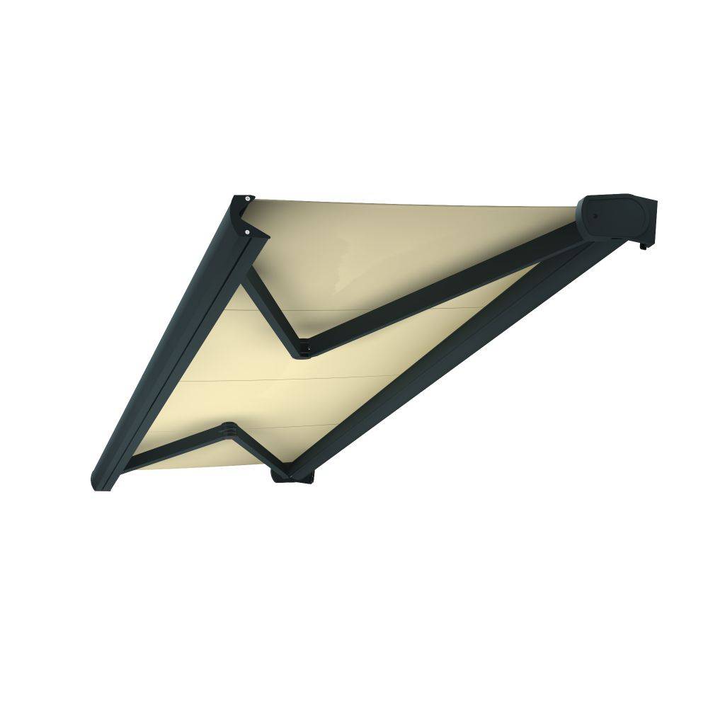 Intersun - Store banne coffre CINABRE 3,00x2,00 M (Motorisé et Interrupteur - Gris Anthracite - Ecru) - INTERSUN - Imagen 3