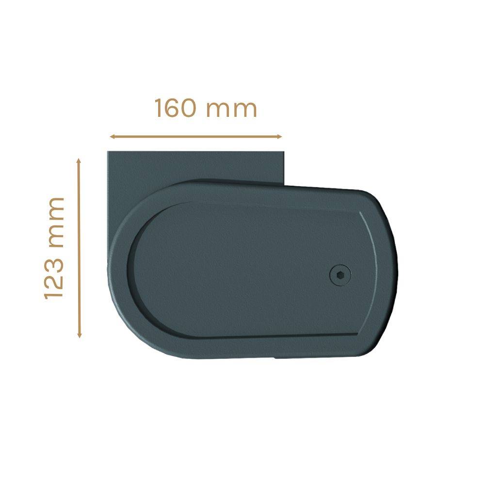 Intersun - Store banne coffre CINABRE 3,00x2,00 M (Motorisé et Interrupteur - Gris Anthracite - Ecru) - INTERSUN - Imagen 5
