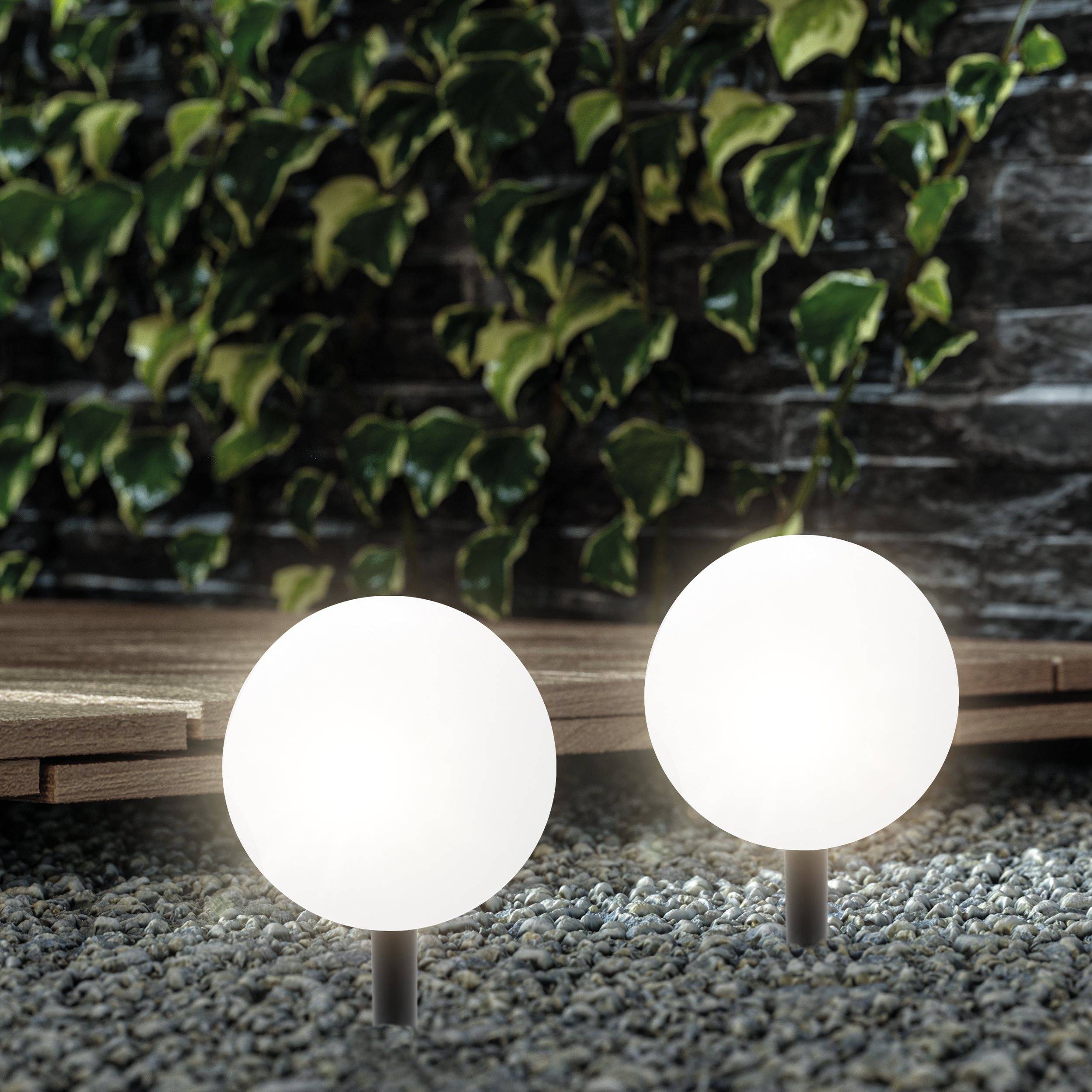 esotec Set de boules solaires d'ambiance avec télécommande ⌀20cm résistant aux intempéries 102911 - Image 6