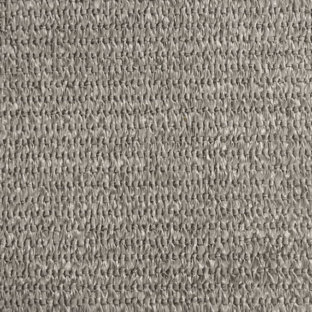 Voile d'ombrage PEHD gris clair 500 x 350 cm - PANGIVO - Image 8