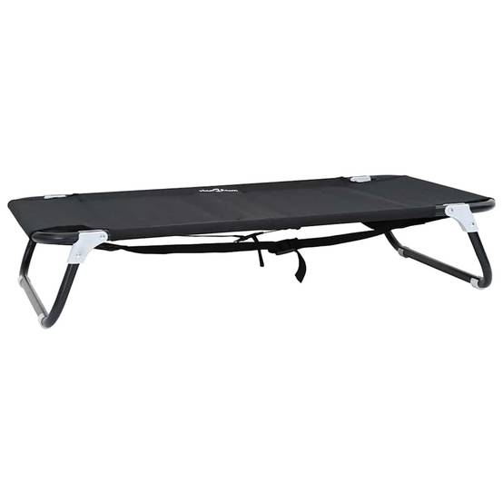 Vidaxl - Lit pour Chien 90 x 55 x 18 cm Acier Noir vidaXL 42008213 - Image 2