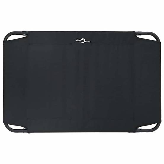 Vidaxl - Lit pour Chien 90 x 55 x 18 cm Acier Noir vidaXL 42008213 - Image 7