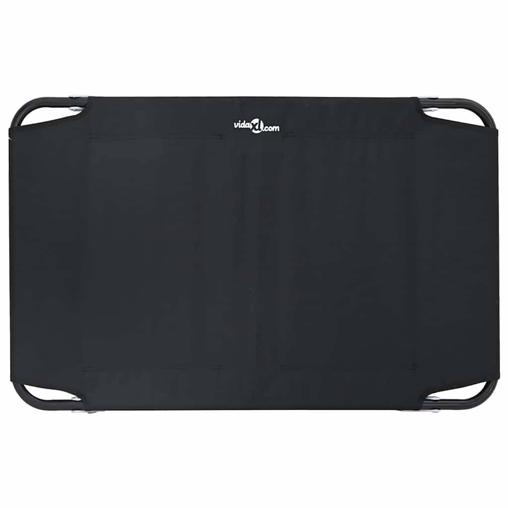 Vidaxl - Lit pour Chien 90 x 55 x 18 cm Acier Noir vidaXL 42008213 - Image 7