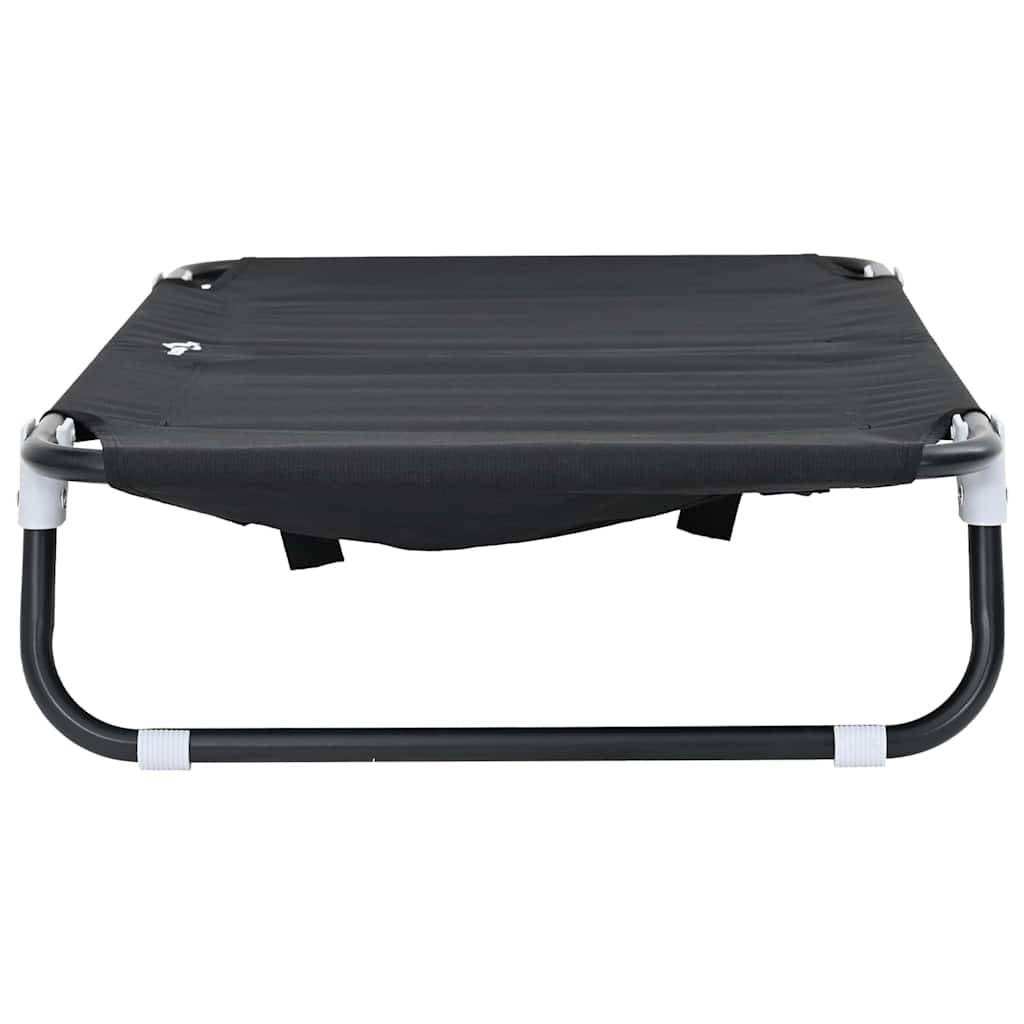 Vidaxl - Lit pour Chien 90 x 55 x 18 cm Acier Noir vidaXL 42008213 - Image 6