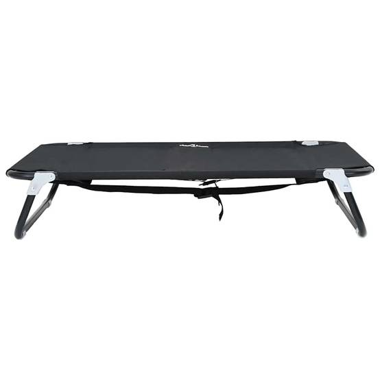 Vidaxl - Lit pour Chien 90 x 55 x 18 cm Acier Noir vidaXL 42008213 - Image 5