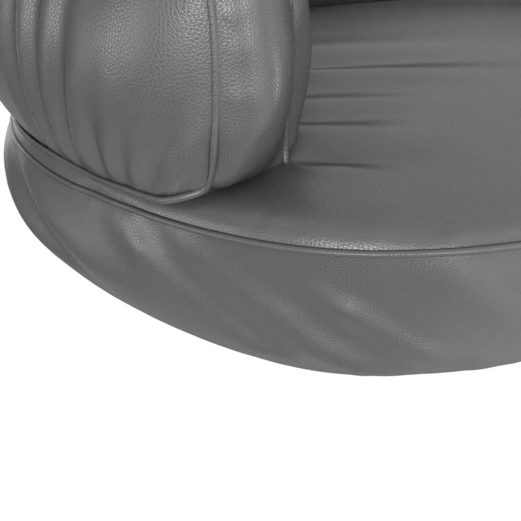 Vidaxl - Lit pour chien ergonomique Mousse Gris 75x53 cm Similicuir vidaXL 171317 - Imagen 7