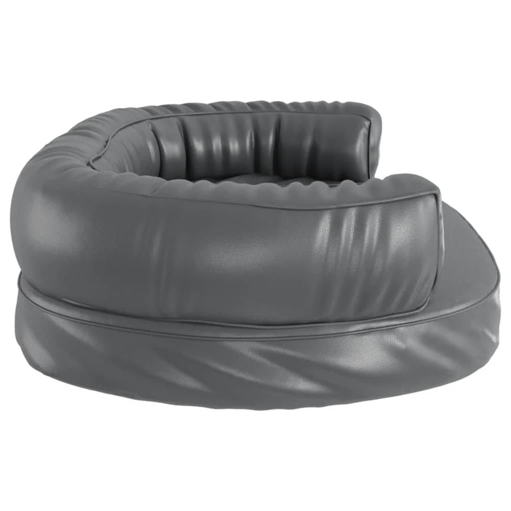 Vidaxl - Lit pour chien ergonomique Mousse Gris 75x53 cm Similicuir vidaXL 171317 - Imagen 6