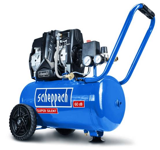 Scheppach - Compresseur silencieux HC25Si 24L 8bar 1.1kW 2 cyl. SCHEPPACH sans huile 60dB - 5906140901 - Image 2