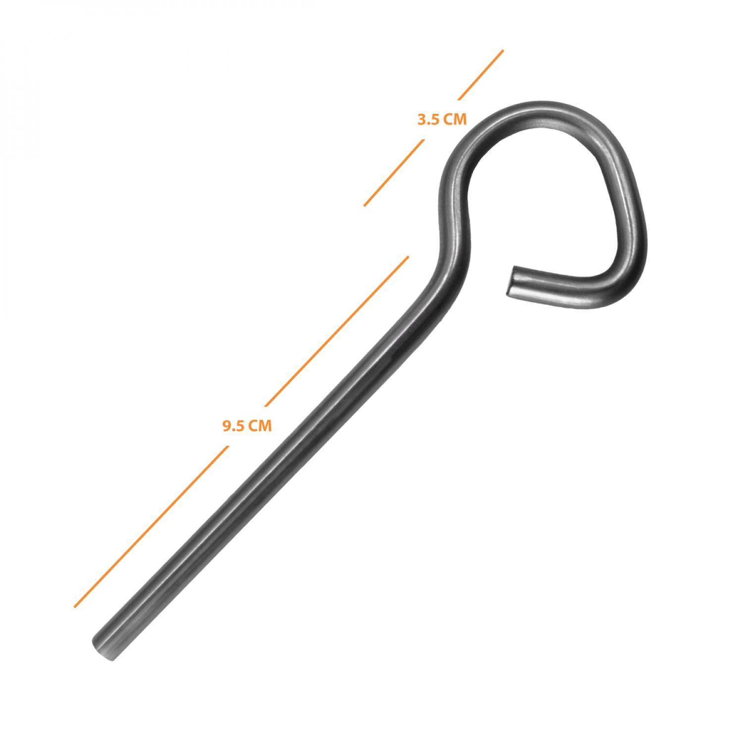 Linxor - Lot de 5 pitons P Évolution en inox - 13 cm - Linxor - Imagen 2