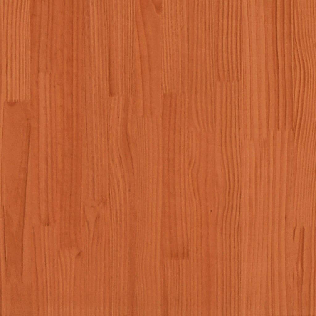 Maison Chic - Jardinière, Bac à fleurs, Pot de fleurs cire marron 60x60x49,5 cm bois de pin massif - Imagen 9