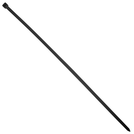 Collier rapide noir lot de 100 colliers - 400 x 7,6 mm - Image 2