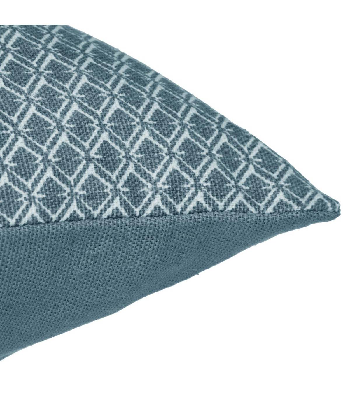 Coussin décoratif déhoussable en Coton Bleu Otto 30 x 50 cm - Imagen 5