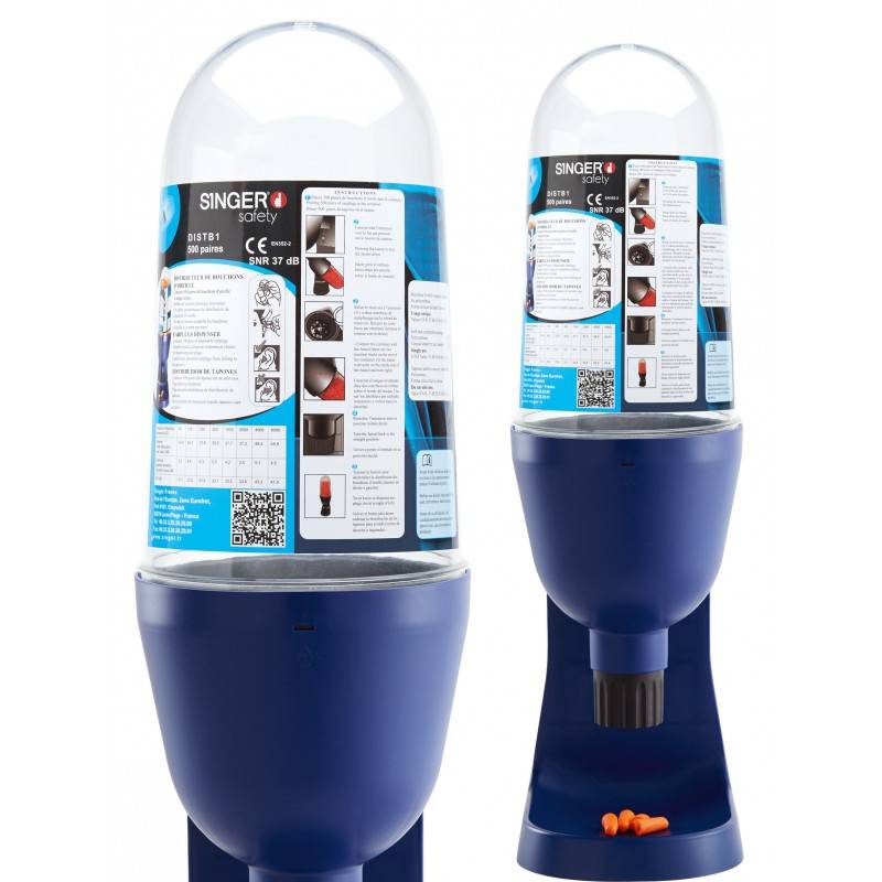 Sachet recharge 500 paires de bouchons d'oreilles HGB03O SINGER - RECB01 - Image 4