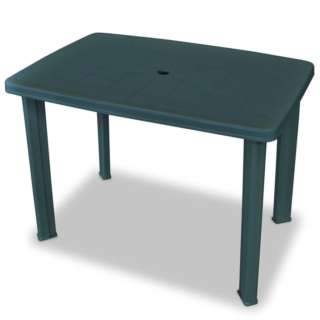 Ensemble 3 pcs de bistro - Salon De Jardin - Mobilier extérieur Plastique Vert MI681 - Image 3