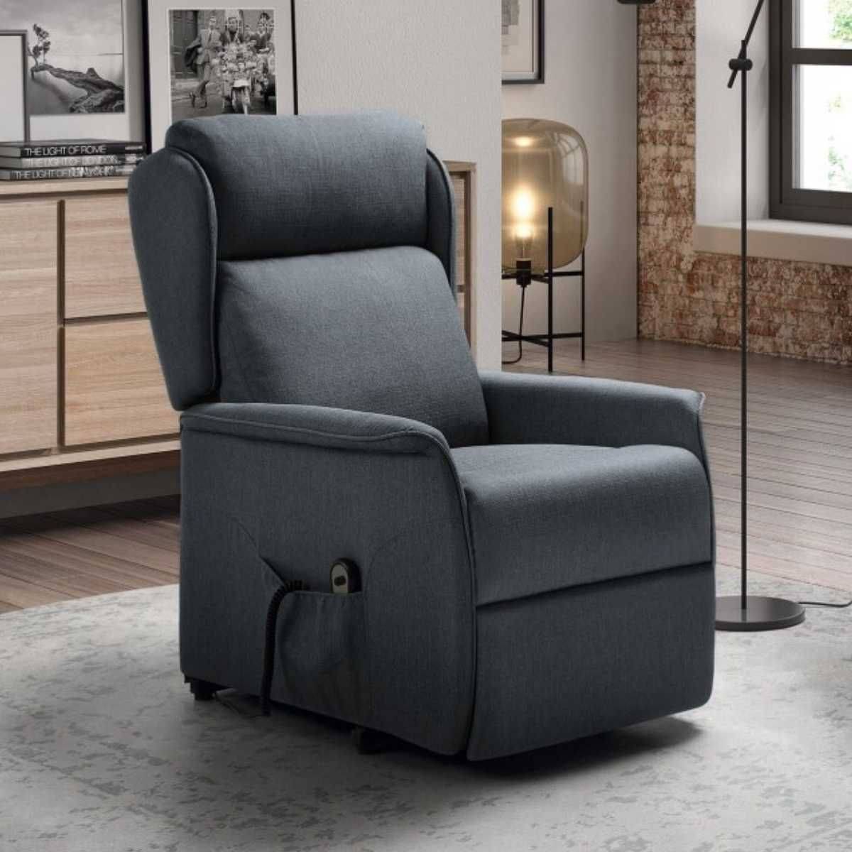 Fauteuil Relax et Releveur Bleu - TABAGON - Image 2