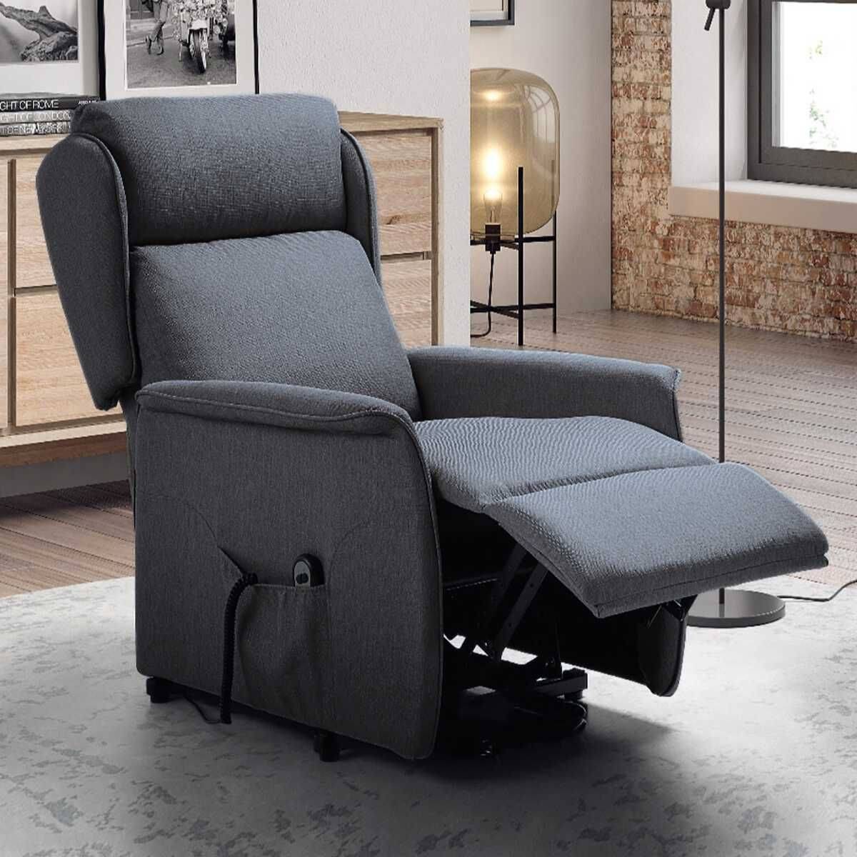 Fauteuil Relax et Releveur Bleu - TABAGON - Image 4