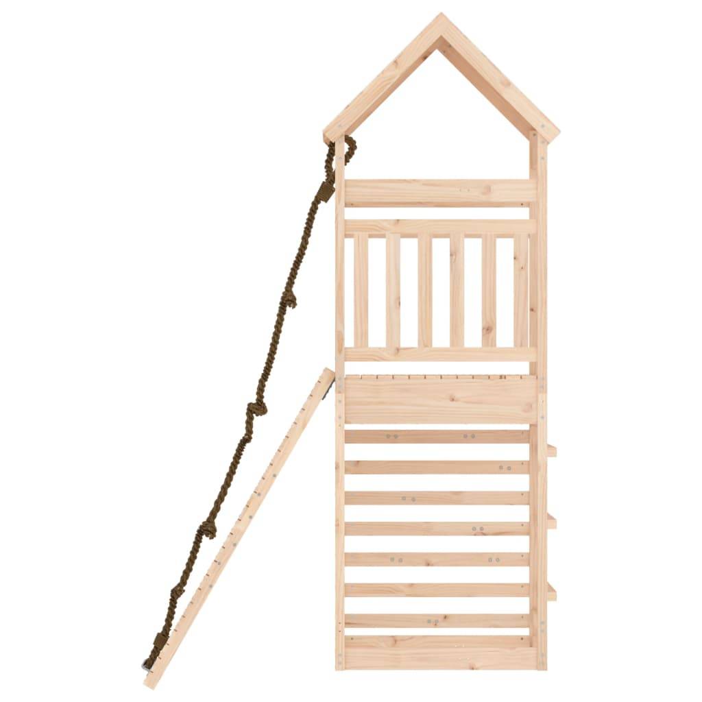 Helloshop26 - Maisonnette de jeu avec mur d'escalade 55 x 175 x 264 cm bois massif de pin - Imagen 3