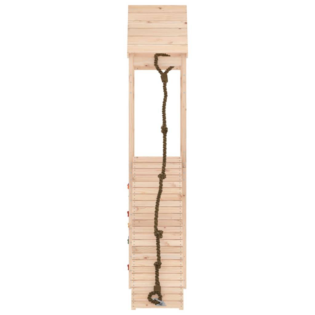 Helloshop26 - Maisonnette de jeu avec mur d'escalade 55 x 175 x 264 cm bois massif de pin - Imagen 5