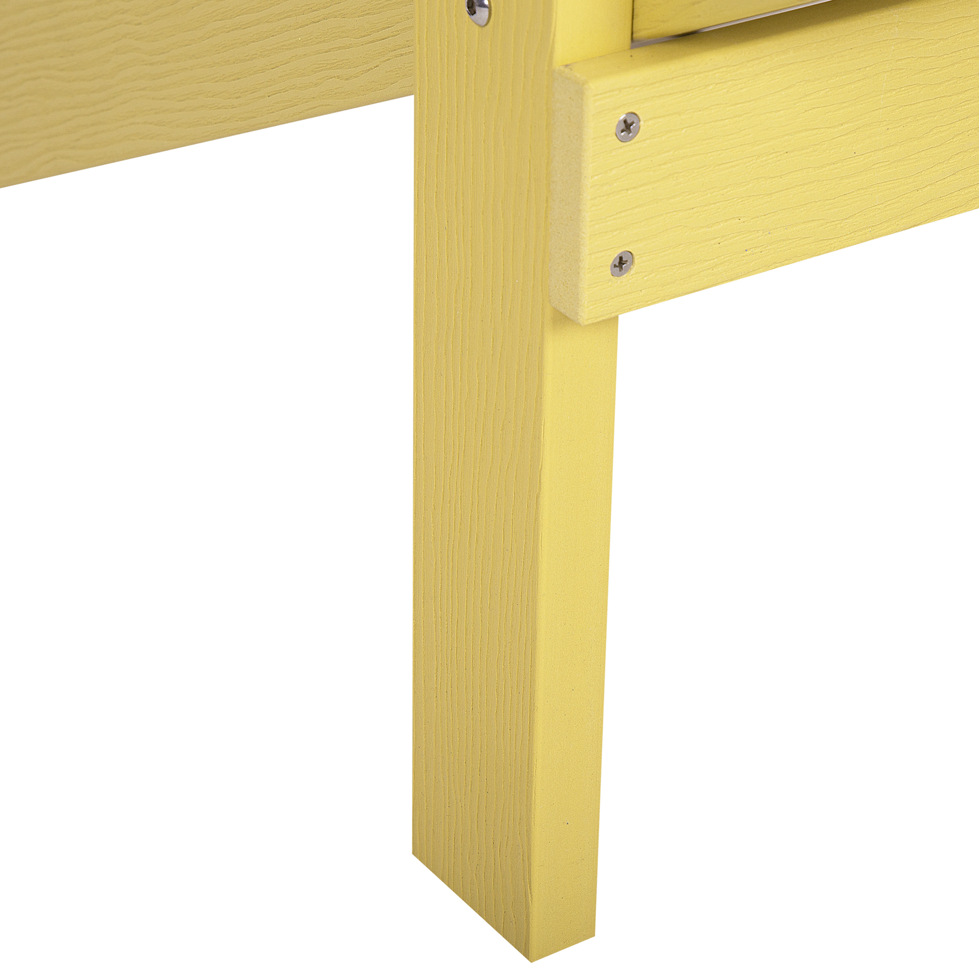 Beliani - Chaise de jardin Bois synthétique Jaune ADIRONDACK - Beliani - Imagen 10