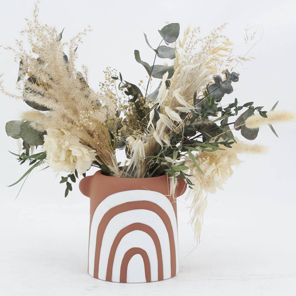 Aubry Gaspard - Vase en céramique Terracotta arc en ciel - Imagen 4