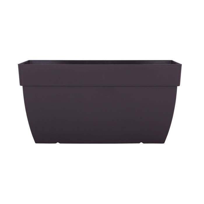 Artevasi - Jardinière Capri XL Plastique Anthracite 80x40x40 cm - ARTEVASI