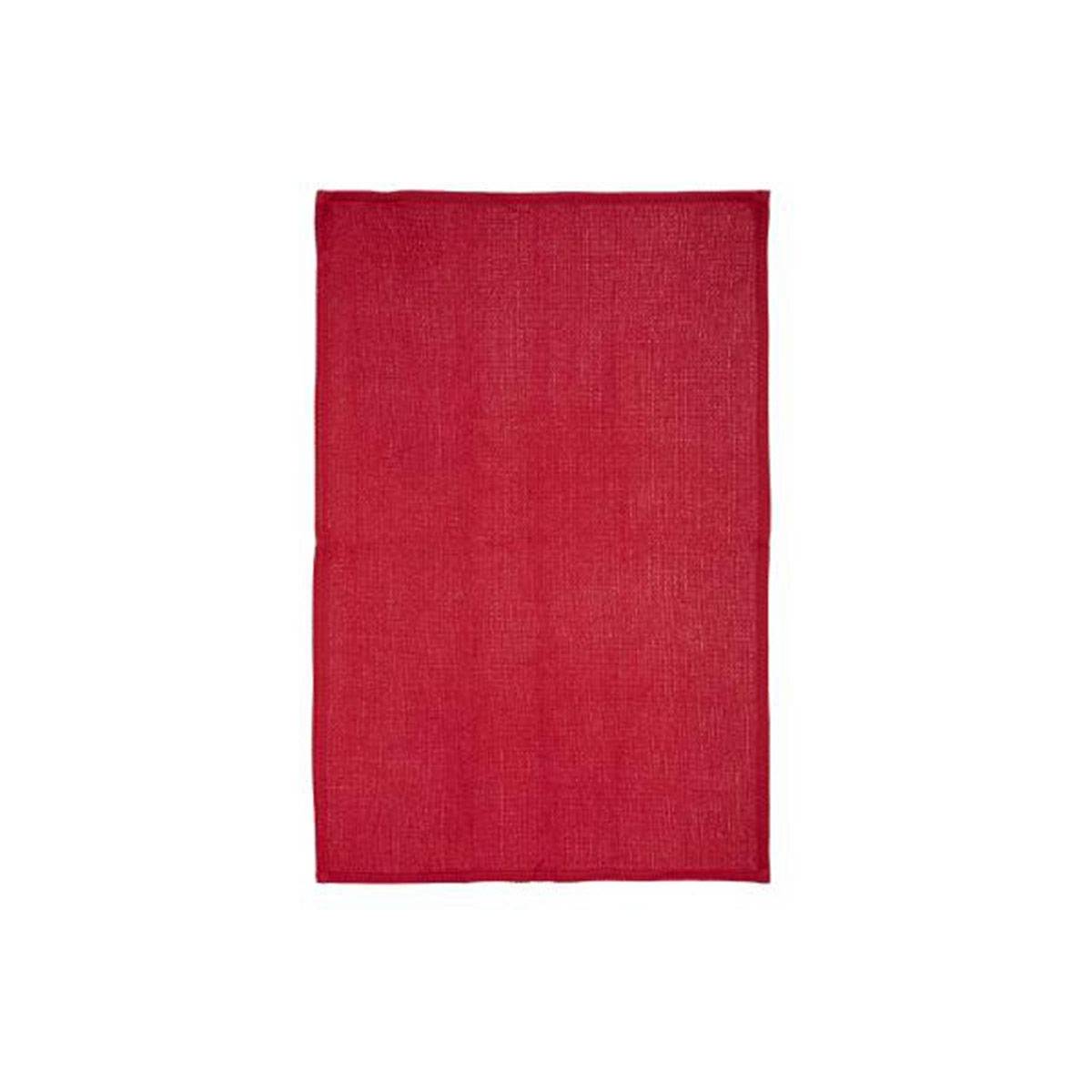 Lot de 3 Torchons "Imprimé" 45x70cm Rouge - Image 4